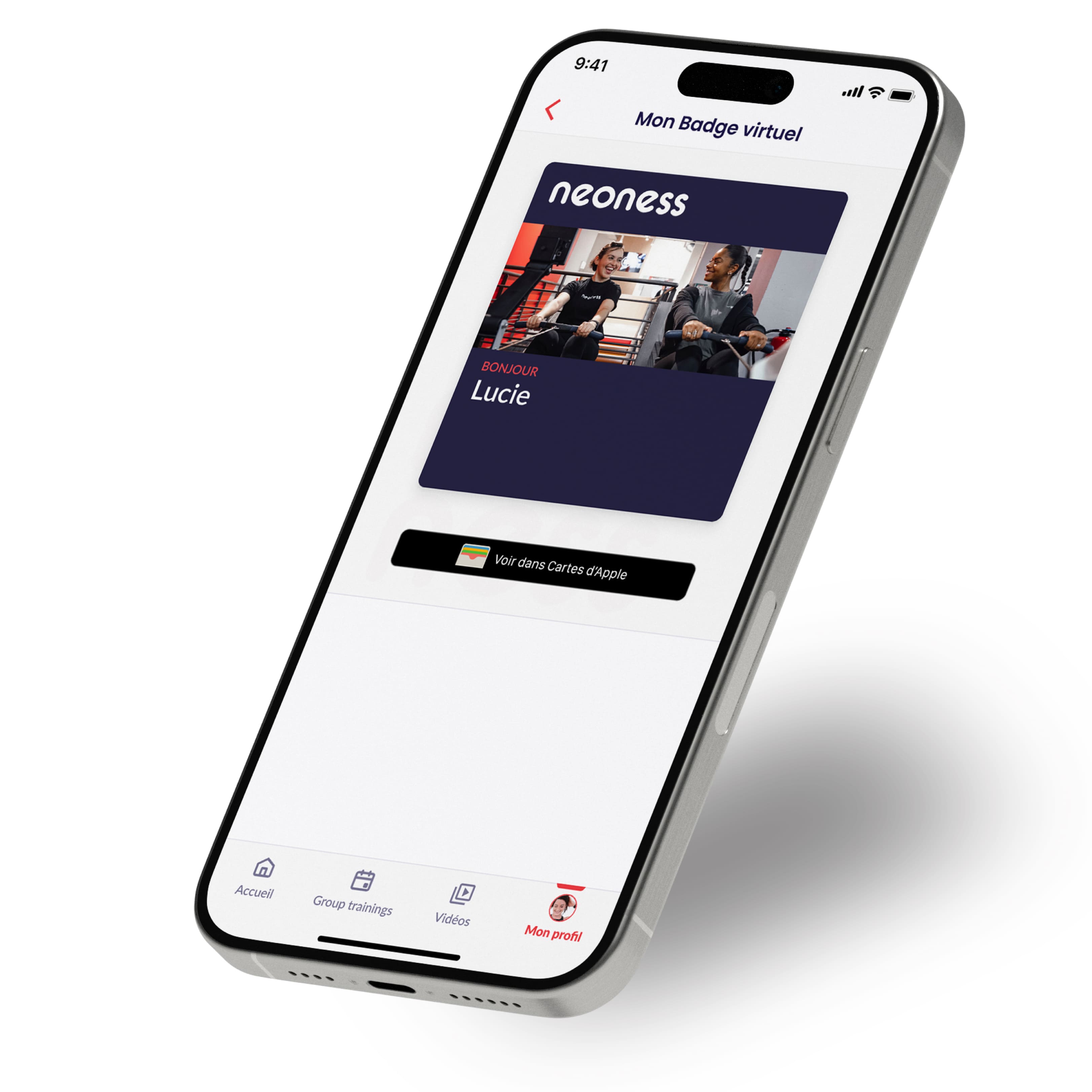 Nouvelle application Neoness Neoness